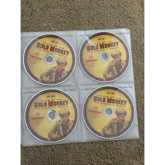 Other - Tales of the Gold Monkey: The Complete Series 1982, 6-DVD set Discs Only No Case